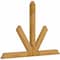Ekena Millwork Saratoga Rough Sawn Timber Gable Bracket, Western Red Cedar, 96"W x 64"H x 4"D x 6"F, 16/12 Pitch GBW096X64X0406SAR00RWR - alternate 5